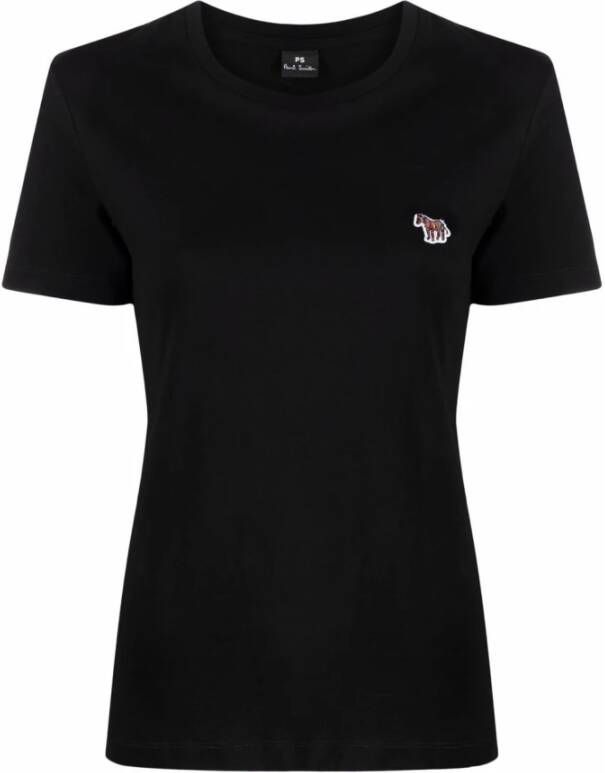 PS By Paul Smith Logo T-shirt Black Dames