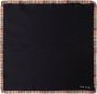 Paul Smith Zijden Zakdoek met Logo Print Black Heren - Thumbnail 1