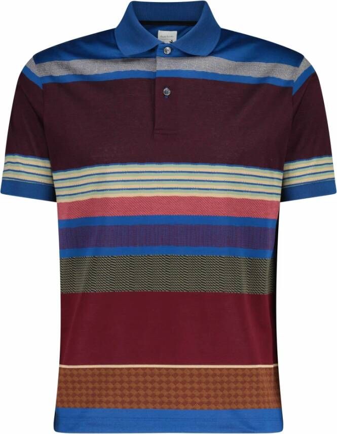 Paul Smith Tijdloos Gestreept Poloshirt Meerkleurig Heren