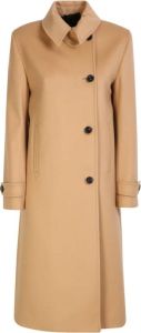 Paul Smith Timeless and with a double-breasted silhouette: wool coat Beige Dames