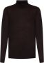 Paul Smith Hoge Col Merino-Wollen Coltrui Brown Heren - Thumbnail 1
