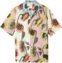 Paul Smith Zonnebloem Print Linnen-Katoenen Shirt Beige Heren - Thumbnail 1