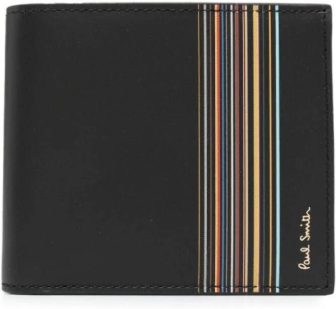 PS By Paul Smith Zwarte Portemonnees van Paul Smith Black Heren