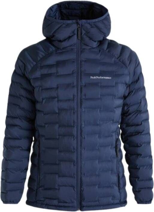 Peak Performance Lichtgewicht gewatteerde outdoorjas met logo borduursel Blauw Heren