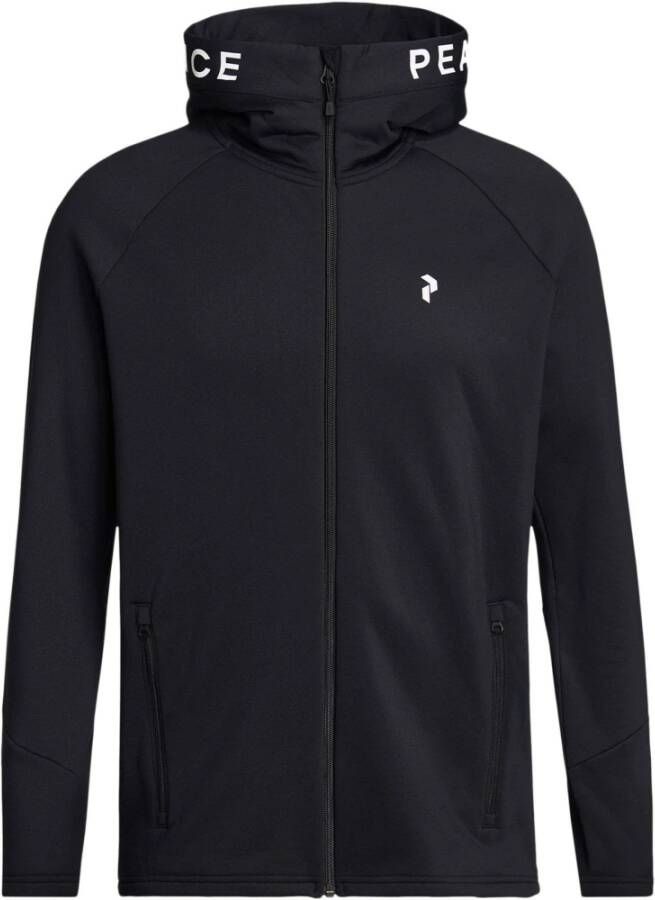 Peak Performance M rider mid zip hood blue-black Blauw Heren