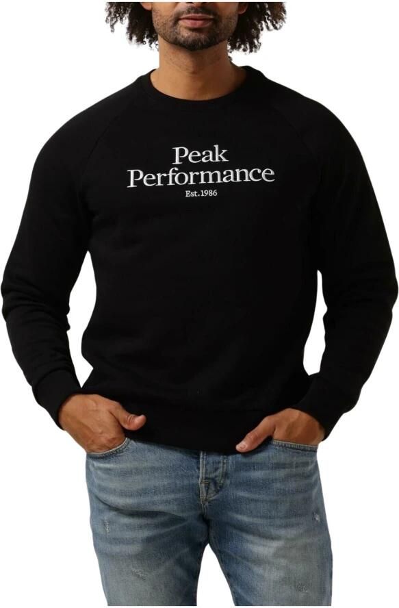 Peak Performance Heren Original Crew Sweater Zwart Black Heren - Foto 3