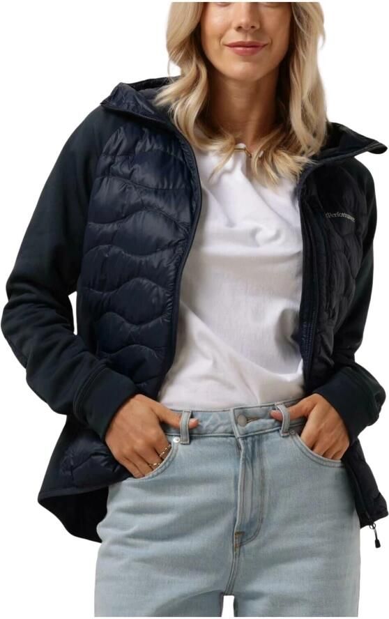 PEAK PERFORMANCE Dames Jassen M Helium Down Hybrid Hood Donkerblauw - Foto 3
