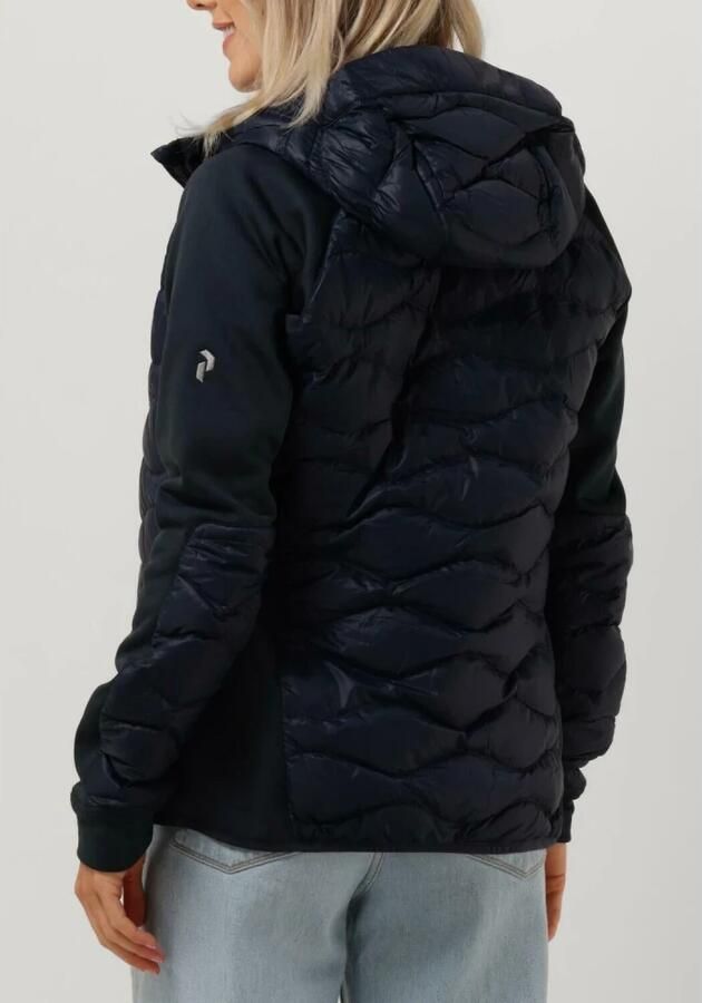 PEAK PERFORMANCE Dames Jassen M Helium Down Hybrid Hood Donkerblauw - Foto 2