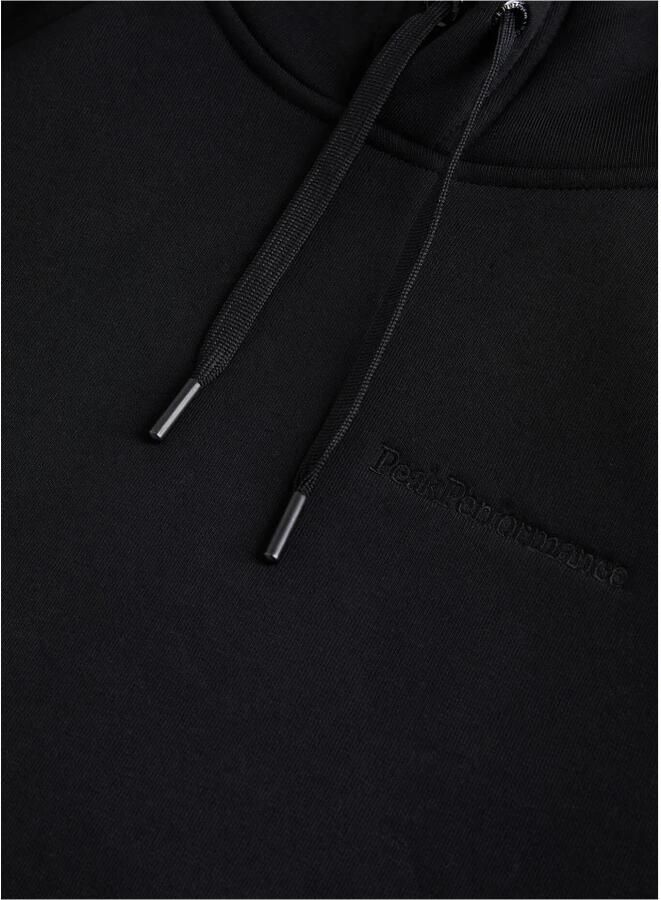 Peak Performance Originele Small Logo Hoodie Black Heren