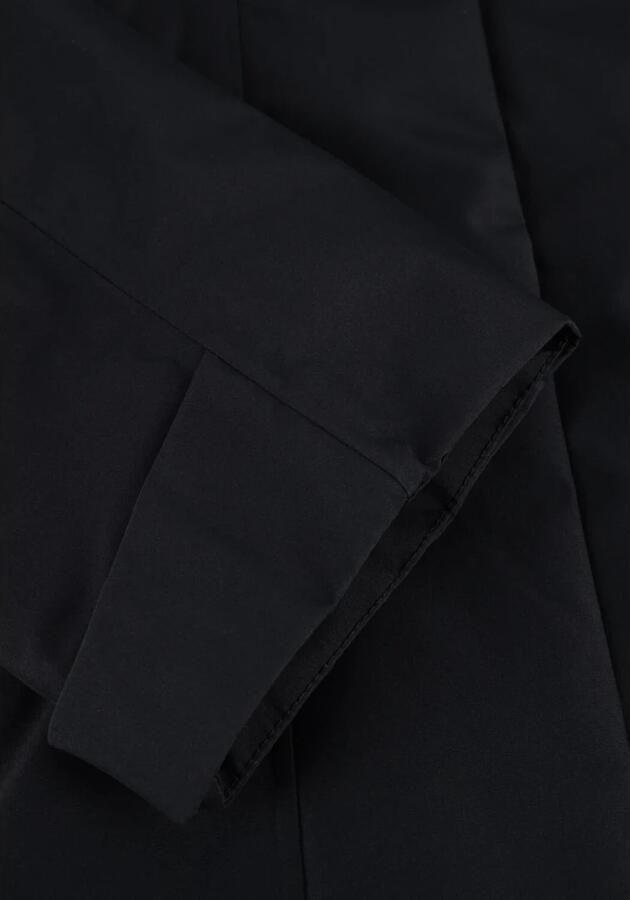 Peak Performance Lange Parka met Verborgen Rits en Capuchon Black Dames