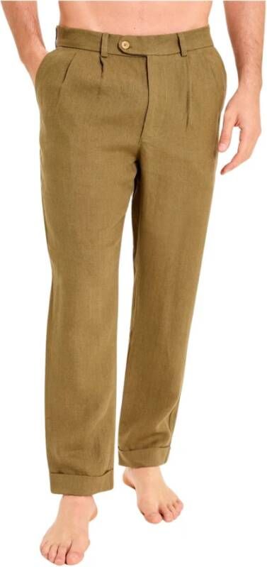Peninsula Chinos Green Heren