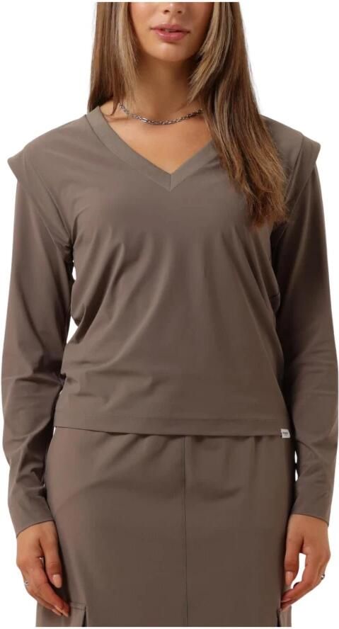 Penn&Ink N.Y Bruine Longsleeve Top voor Vrouwen Brown Dames - Foto 7