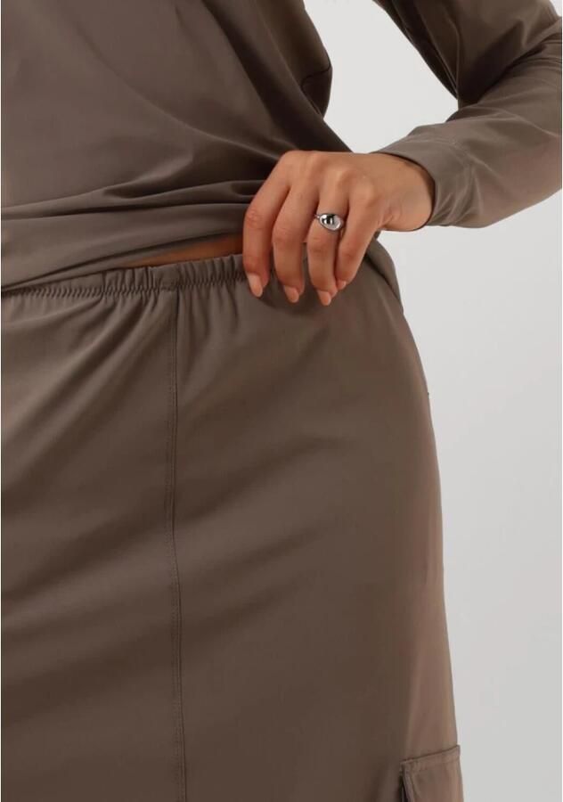 Penn&Ink N.Y Bruine Maxi Rok 540 Brown Dames