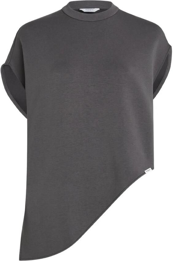 Penn&Ink N.Y Casual T-shirt met uniek ontwerp Gray Dames