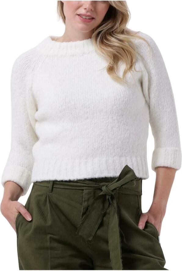 Penn&Ink N.Y Dames Pullover Sweater Ecru 3 4 Mouw White Dames - Foto 6