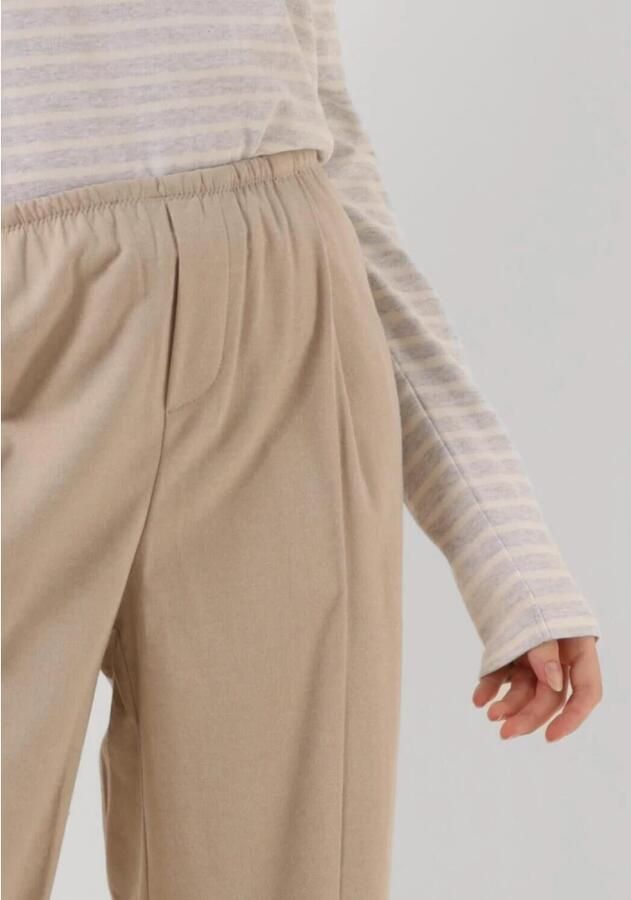Penn&Ink N.Y Elegante Zandkleurige Broek Beige Dames - Foto 4