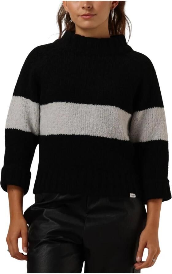 PENN & INK Dames Truien & Vesten 225 Jumper Stripe Zwart - Foto 7