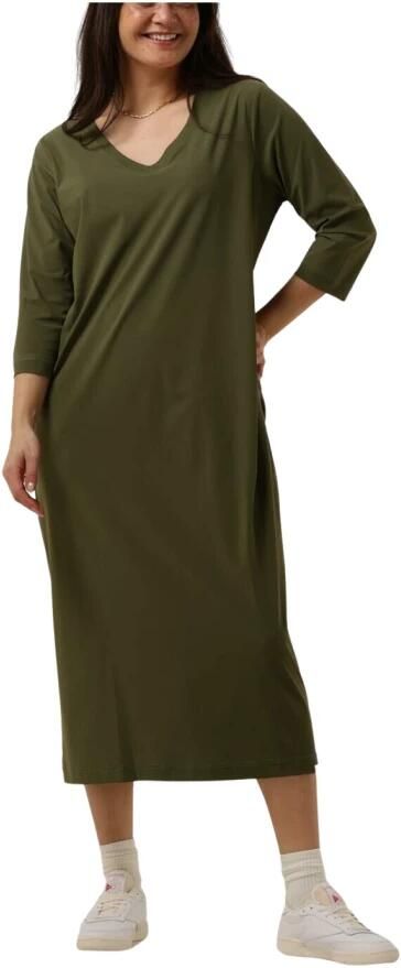 Penn&Ink N.Y Groene Midi Jurk Khaki Stijl Green Dames - Foto 3