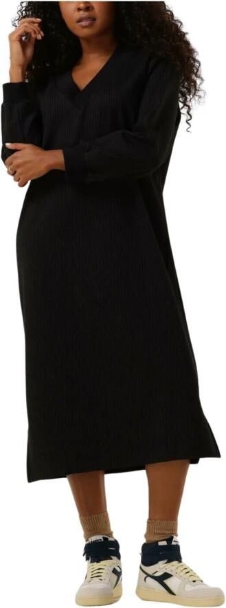 Penn&Ink N.Y Midi Jurk V-hals Donkerblauw Blue Dames - Foto 6