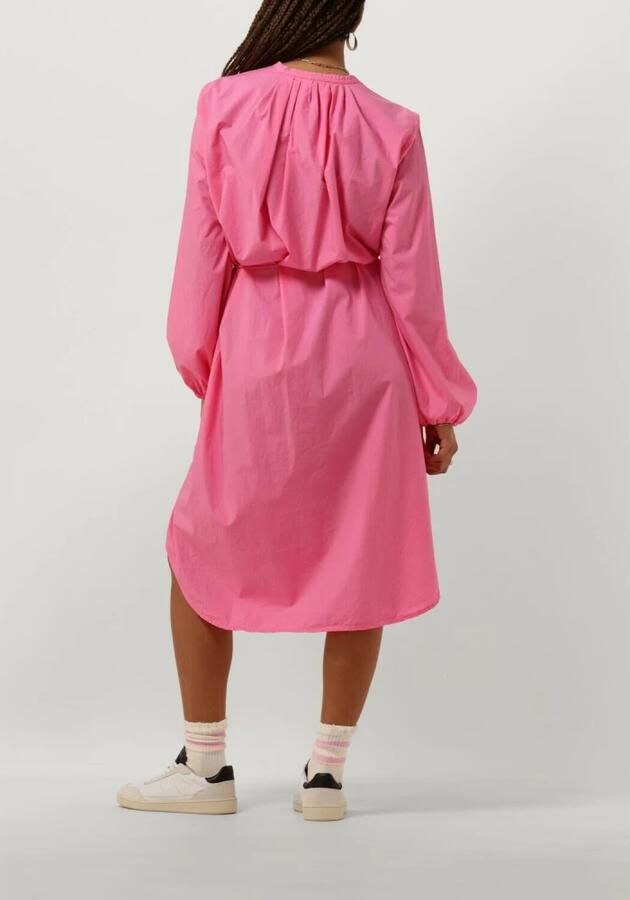 Penn&Ink N.Y Roze Midi Jurk Stijlvolle Look Pink Dames - Foto 5
