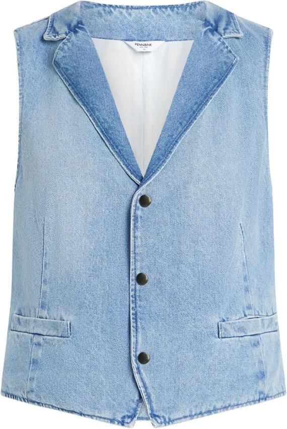 Penn&Ink N.Y Stijlvolle Waistcoat voor Vrouwen Blue Dames - Foto 5