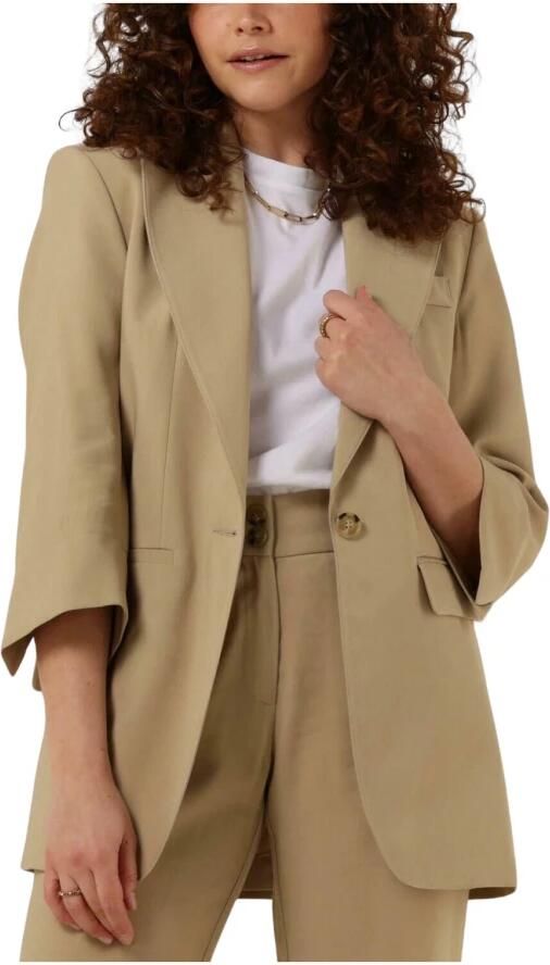 Penn&Ink N.Y Zand Blazer voor Dames Beige Dames - Foto 3