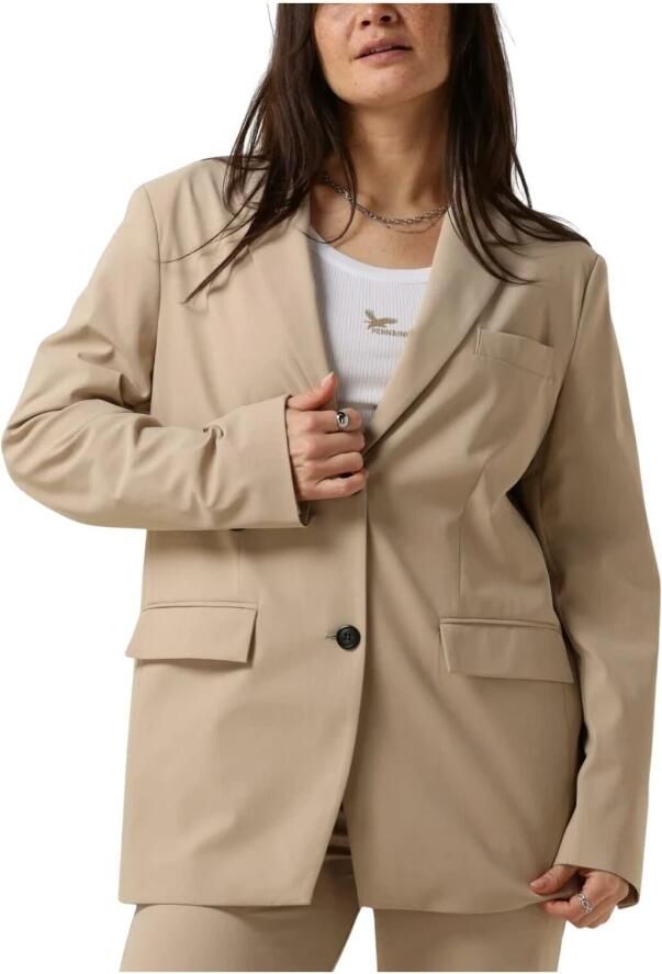 Penn&Ink N.Y Zand Blazer voor Stijlvolle Vrouwen Beige Dames - Foto 3