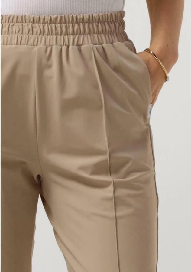Penn&Ink N.Y Zandkleurige Trousers voor Dames Beige Dames