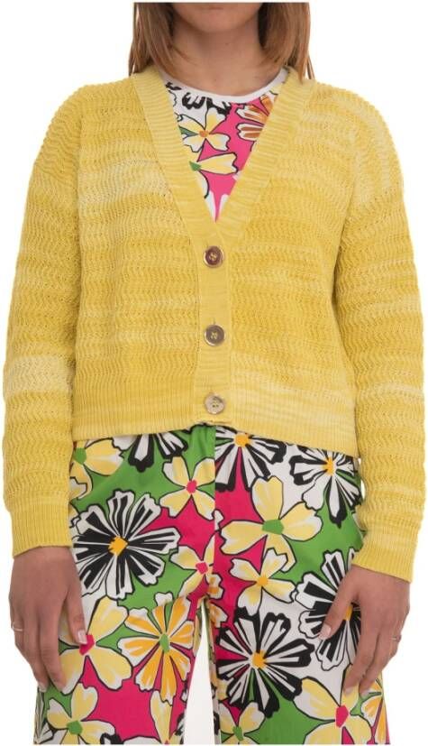 Pennyblack Carro Short caban jacket Geel Dames