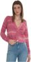 Pennyblack Carro Short caban jacket Roze Dames - Thumbnail 3
