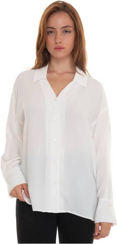 Pennyblack Comfortabele Crêpe Blouse White Dames