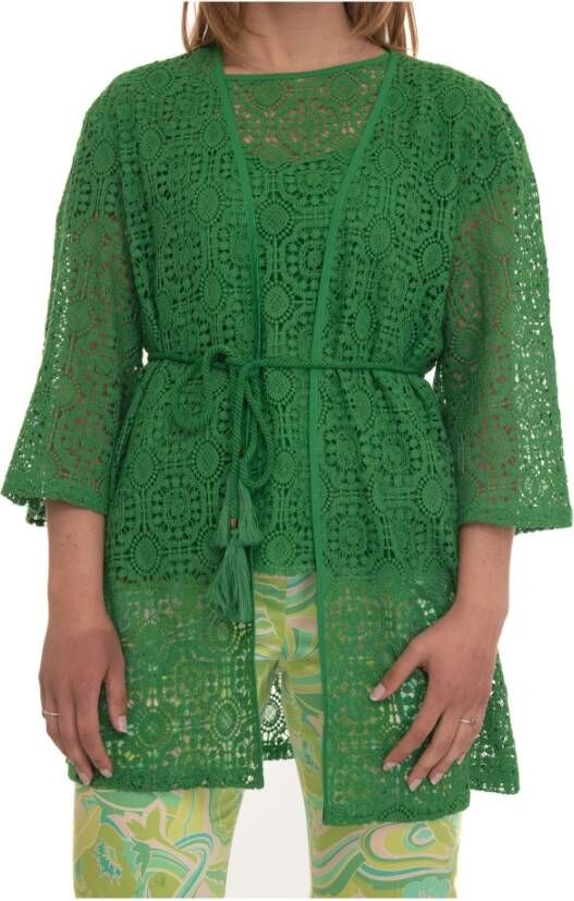 Pennyblack Genitore Long cardigan Groen Dames