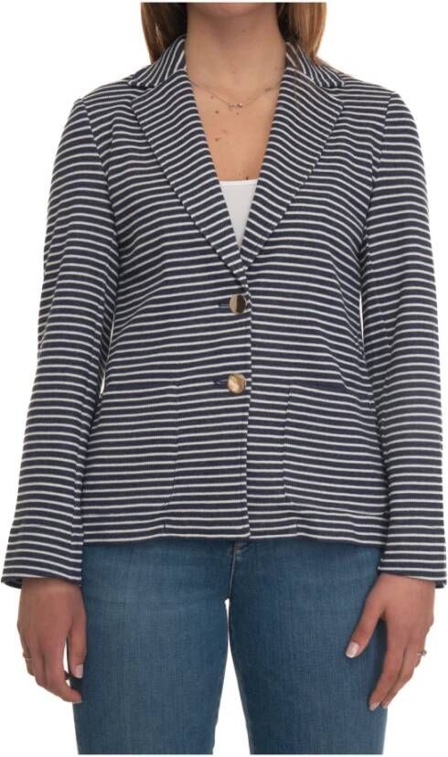 Pennyblack Piffero Jacket with 2 buttons Blauw Dames