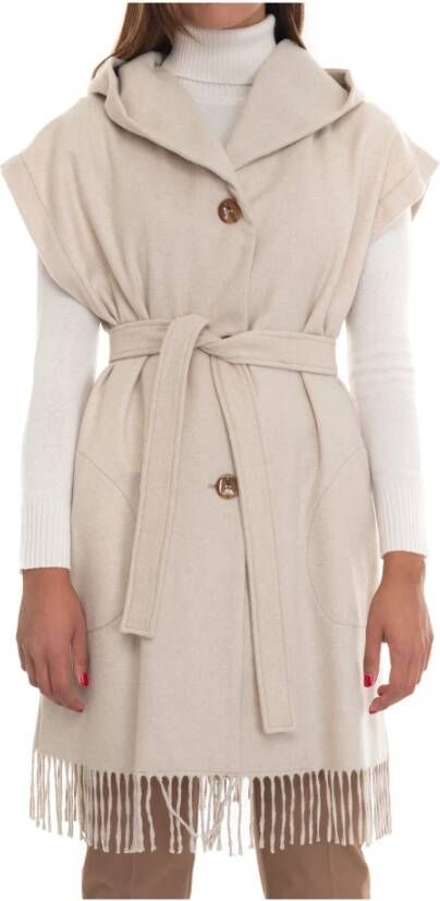 Pennyblack Prefisso longline waistcoat Bruin Dames