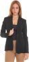 Pennyblack Tarocchi Jas met 1 knoop Zwart Dames - Thumbnail 1
