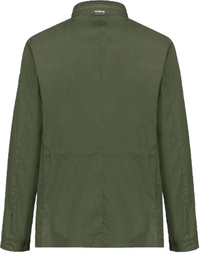 People of Shibuya Camouflage Hoodie Katoenen Jas met Zakken Green Heren