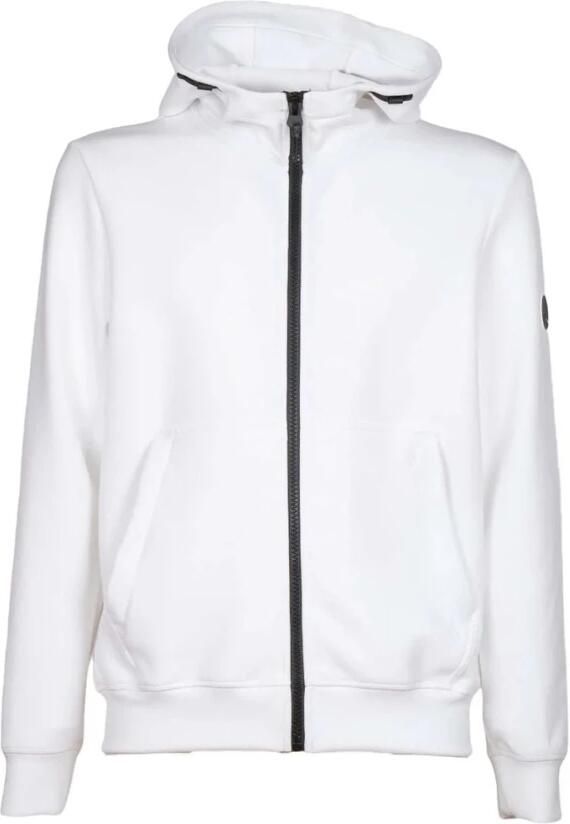 People of Shibuya Elegante witte Tech Fabric Hoodie White Heren
