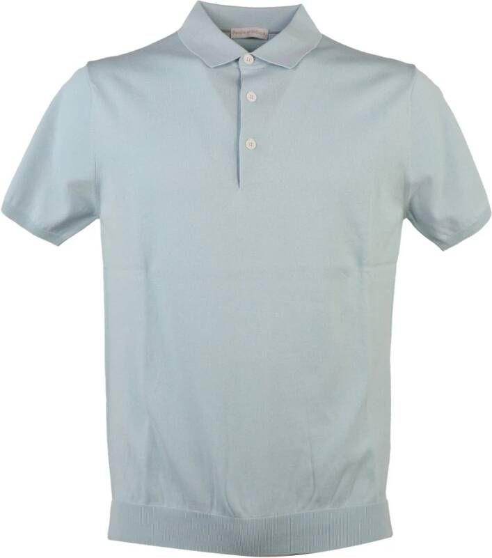 People of Shibuya Polo Shirt Blauw Heren