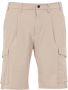 People of Shibuya Beige Stretch Bermuda Cargo Shorts Beige Heren - Thumbnail 1