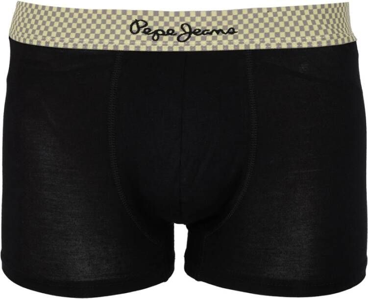 Pepe Jeans 3-Pack Boxershorts met Merk Tailleband Zwart Dames