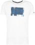 Pepe Jeans Aansluitend T-shirt met Ronde Hals en Decoratieve Print White Heren - Thumbnail 1