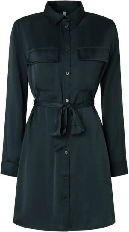 Pepe Jeans Belted Coats Groen Dames
