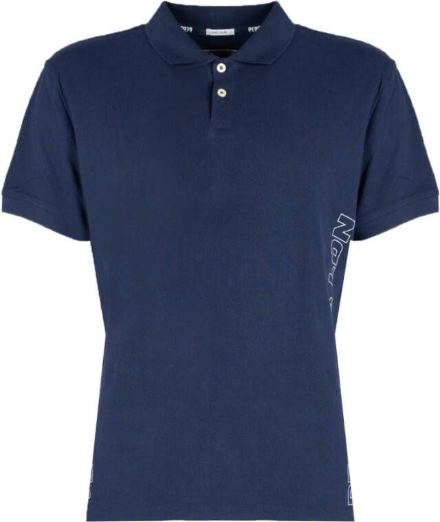 Pepe Jeans ; Benson; Polo t-shirt Blauw Heren