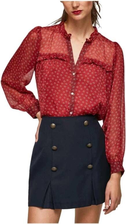 Pepe Jeans Blouses Rood Dames