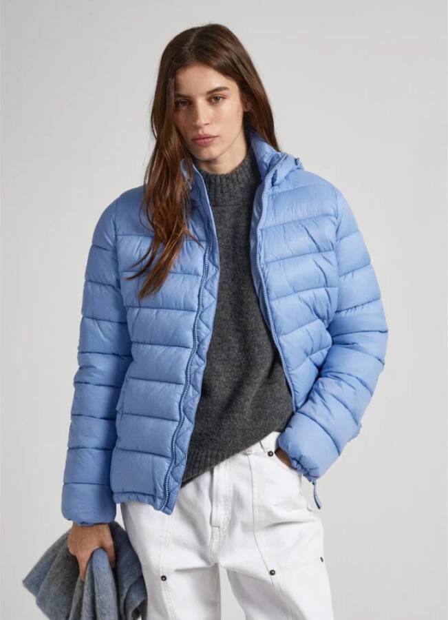 Pepe Jeans Down Jackets Blauw Dames