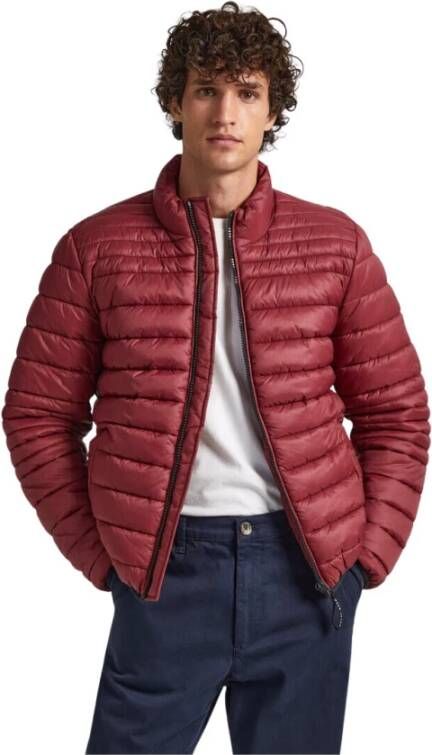 Pepe Jeans Down Jackets Rood Heren