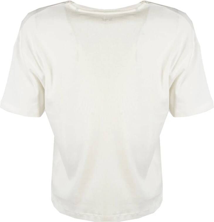 Pepe Jeans Eenvoudig Ronde Hals T-Shirt Wit Dames