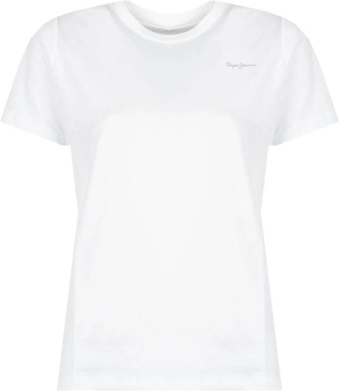 Pepe Jeans T shirt TOMASA een bijzonder basic shirt met cool logo design