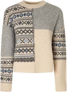 Pepe Jeans Erika Jacquard Trui Stijlvol en Comfortabel Meerkleurig Dames