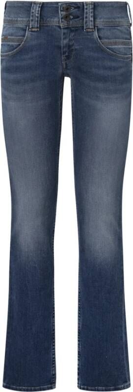 Pepe Jeans Flared Jeans Blauw Dames